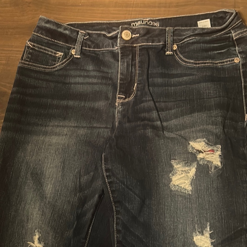 Maurice’s, skinny, large/regular